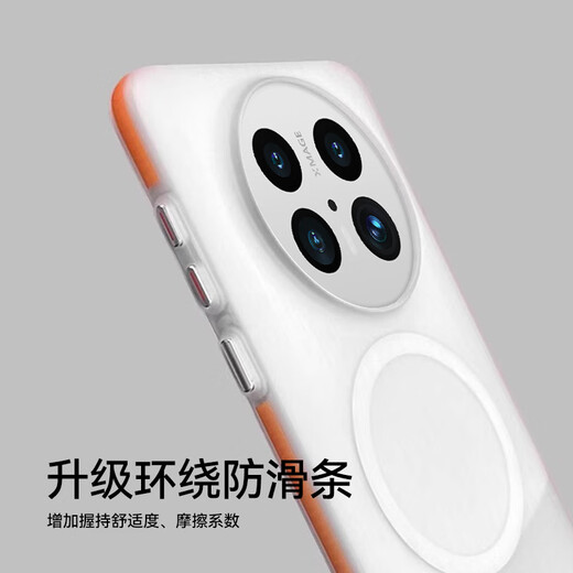 TGVI'S【瓦楞壳】华为mate70pro手机壳pro+优享版磁吸保护套全包磨砂防摔肤感纹理防滑不粘指纹男女新款 70Pro/+优享版【黑边】TPE防撞|亲肤|无纹