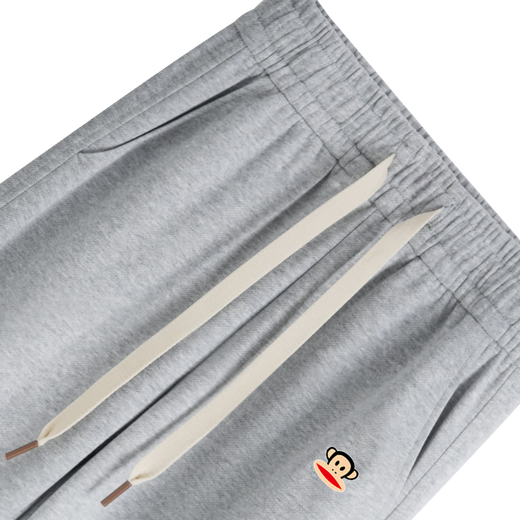 Big Mouth Monkey Autumn and Winter sweatpants for men and women, loose leggings, trendy velvet comfortable sweatpants, black, no velvet, women's L 100-120Jin Jin is equal to 0.5 kg