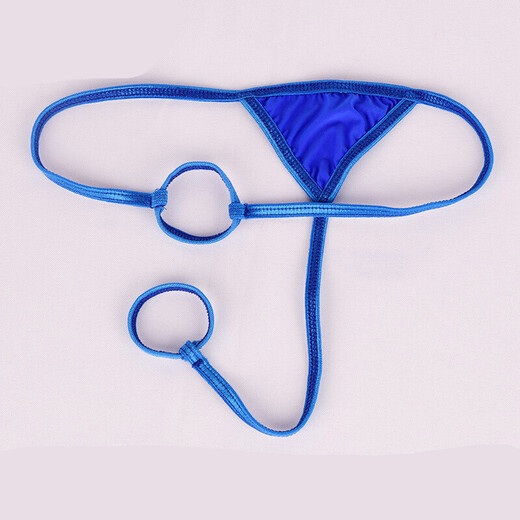 [Vertrauliche Lieferung] Sexy Unterwäsche Herren-Tanga-Männerunterwäsche sexy SM volle transparente T-Pants Leidenschaft Free Nightclub Open-Size Homosexuelle schwule Männer masturbieren alternative schwarze schwarze eingröße T-Pant