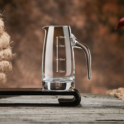 CLITON white wine cup wine pourer household with scale wine jug small wine cup 100ml white wine jug 6-piece set