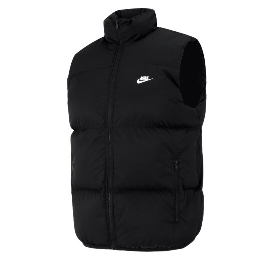 耐克NIKE棉马甲男2024秋冬新款宽松运动服外套休闲保暖背心跑步建身 FB7374-010 M