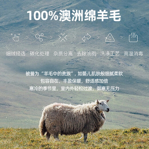Shanshan wool sweater 100% sheep wool men's heavyweight thickened autumn and winter warm and soft close-fitting non-tie anti-pilling sweater