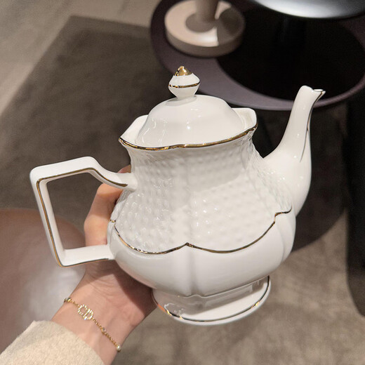 Xibaisheng Ceramic Water Cup Set Home Living Room Hospitality Cup Housewarming Gift Opening Gift High-end Gift Tea Set European Cup 8-piece Set 021 Gift Box