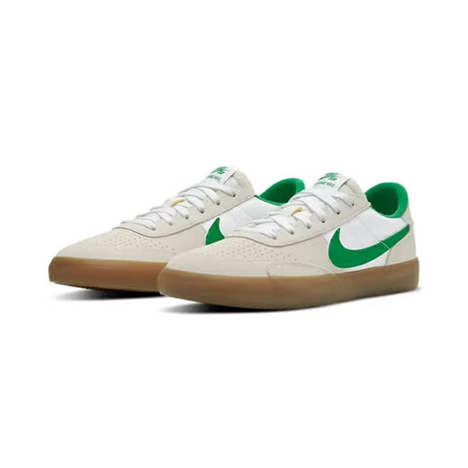Nike (NIKE) men's shoes 2025 new summer sports shoes SB HERITAGE VULC low-top shoes cushioning casual shoes CD5010-101 wolf gray white green 42