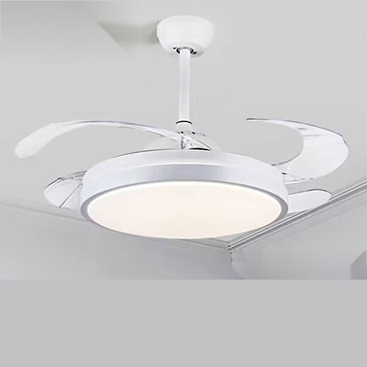 
Liquor Lad fan light ceiling fan light integrated living room household lighting invisible dining room fan light 42 inch 6623+three colors +