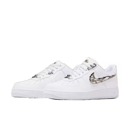 耐克（NIKE）Air Force 1 AF 1 空军一号防滑耐磨男子低帮休闲板 白色FV16-101 白黄FD7039-100 40.5