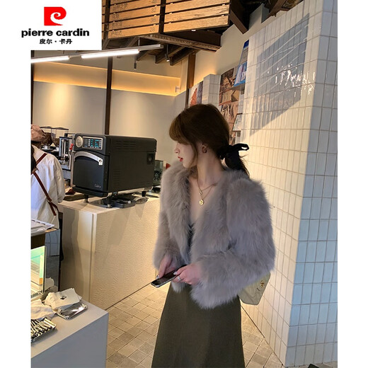 Veste Pierre Cardin pour femmes automne et hiver Nouveau toka imitation Fox FOR FURTER INTERNET CÉLÉBRITÉ JEUNE CORÉAN IMITATION FURME FEMMES HIDER CHEET DE FURS HID