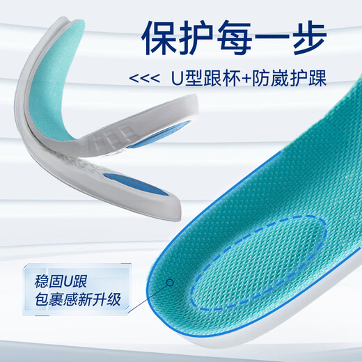 ORHUIHIN badminton sports insoles for men, high elasticity, shock absorption, deodorization, breathability, non-slip foot protection, victor Yonex, suitable for women, shock absorption and pressure reduction, 2 pairs, size 4142, can be cut