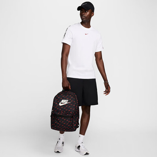 
[95% new] Nike NIKE backpack men and women travel bag backpack HERITAGE backpack casual bag HF6995-010 black MISC