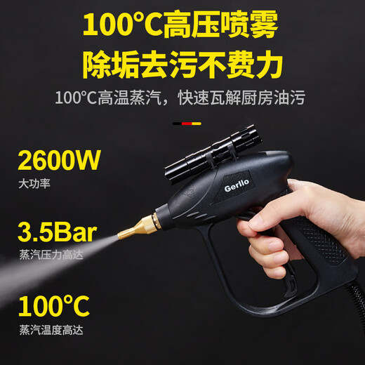 Gerllo German high-temperature steam cleaner household handheld kitchen range hood decontamination, sterilization and disinfection multi-functional all-in-one cleaning SE550 spot