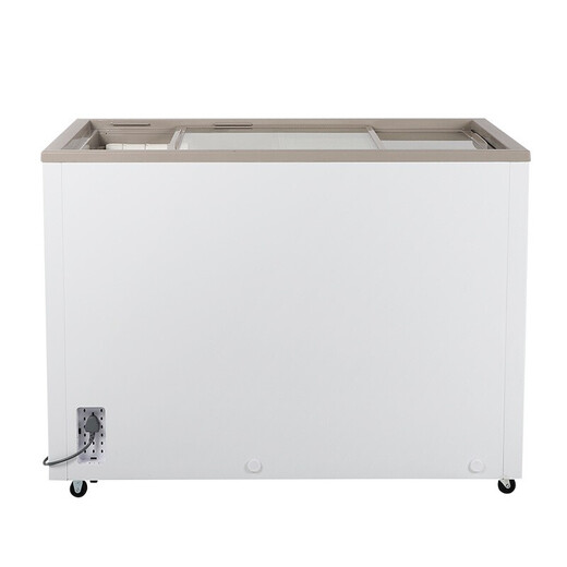 Suiling (SUILING) Gefrierschrank mit zwei Temperaturen, horizontaler Zweikammer-Gefrierschrank zum Kühlen und Gefrieren, großer Kapazitäts-Haushalts- und Gewerbekühlschrank, super energiesparender und stromsparender Kommunalkommissar-Kühlschrank WT4-266K (1115 x 625 x 835), doppelte Temperatur