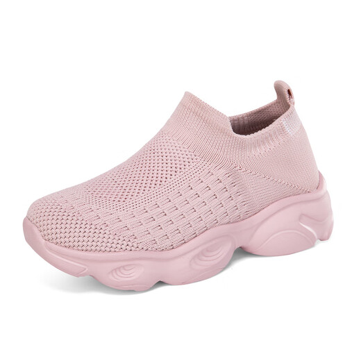 
Multi-sports walking shoes for summer breathable one-foot children's shoes casual shoes running shoes medium-sized children's shoes lightweight mesh shoes gray 687 size 37