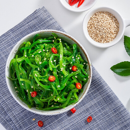Shopkeeper, Wakame, Korean kelp shredded soup, Korean-style seaweed, kelp sprouts, kelp sprouts, seaweed vegetables, kelp sprouts, tender kelp seedlings, ready-to-eat cold seaweed, sea cabbage, high-quality bagged wakame, 400g*4 packs