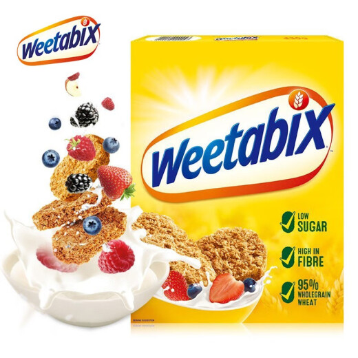 Weitabix imported from the UK low-fat low-sugar oatmeal whole wheat cereal high-protein ready-to-eat breakfast meal replacement oatmeal 860g