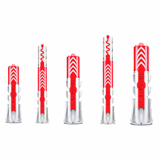 German fischer imported expansion screw plastic expansion tube Duopower hollow brick aerated brick gypsum board special wall cabinet hanger expansion bolt 5X25 single tube 1 piece 555005 does not include nails