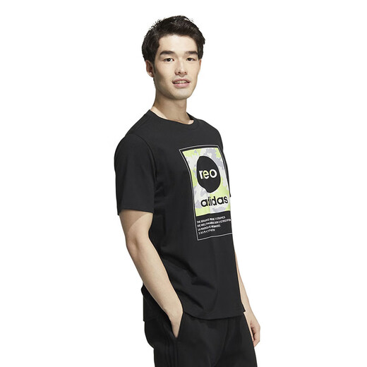 adidas阿迪达斯Neo男装夏季新款休闲运动短袖T恤 HC9712 HC9712 S