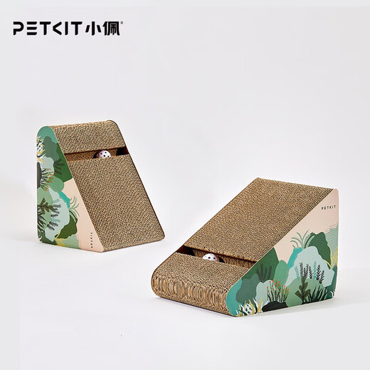 Xiaopei trapezoidal cat scratching board, cat scratching board, pet cat, cat scratching bed, cat sofa, cat nest, corrugated paper, cat claw grinding toy