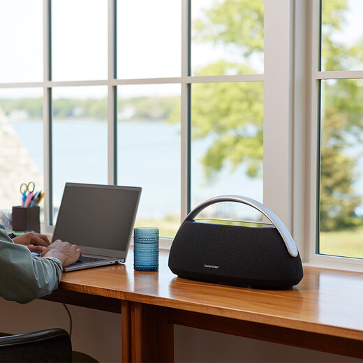 Harman Kardon GO+PLAY 3 Walk and Sing Third Generation Outdoor Audio Portable Bluetooth Speaker 160W High Power Home Theater Audio Recommended Gift for Friends Black