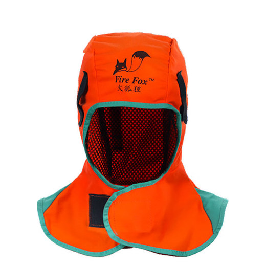 
Fire fox welding cap flame retardant head cover summer shawl welder dust-proof and breathable protection light flower blue_23-3519