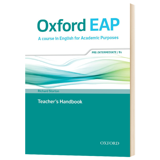 英文原版 牛津学术综合英语教材教师书  Oxford EAP B1 Teacher's Book 全英文版