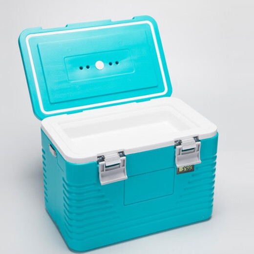 Saixin Cold Chain Drug Vaccine Blood Specimen Low Temperature Reagent Transfer Box Cold Chain Refrigerator GSP Insulation Box 2~8 Vaccine Refrigerator 2~8 36-56H Temperature Display