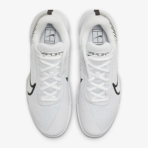 耐克（NIKE）Court Air Zoom Vapor Pro 2 轻便透气 缓震回弹 男士硬地网球鞋 白色 dr6191-101 40 标准/US7
