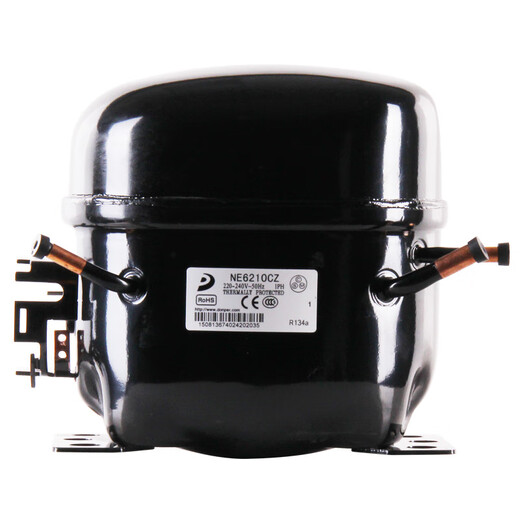 Dongbei (Donper) Compresseur Refrigérateur Réfrigérateur Machine de crème glacée Accessoires électriques R134A Fluidage de travail Compresseur Domestic Professional Refrigération Industrie légère Marque 1050W Capacité de réfrigération NE6210CZ