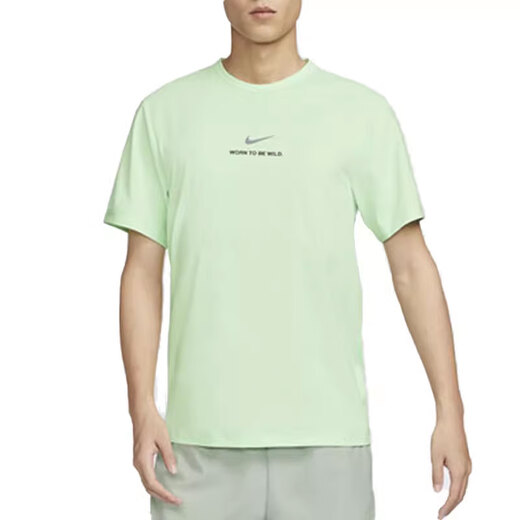 耐克（NIKE）短袖T恤男士2025夏季新款运动服舒适透气圆领衫休闲上衣 HF6169-376浅绿 2XL