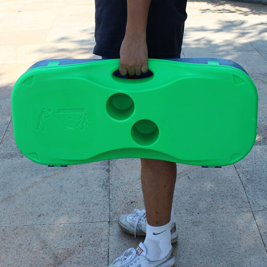 Portable Badminton Net Frame Home Simple Outdoor Folding Standard Badminton Net 3 Meter Badminton Net Frame (Random Color)