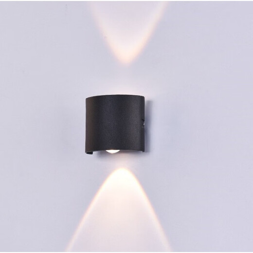 Yilin outdoor wall light up and down light-emitting exterior wall light minimalist led outdoor lighting double-head courtyard waterproof wall light B15-2W white light W