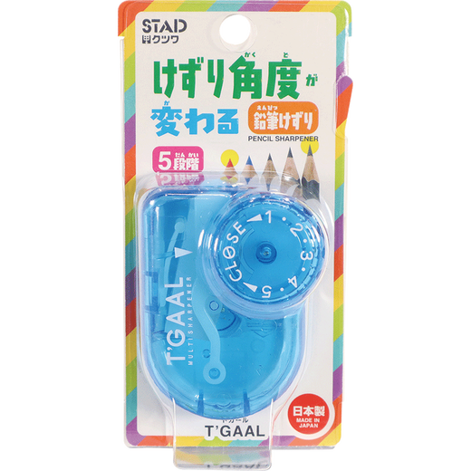 STAD pen tip with adjustable thickness imported from Japan KUTSUWA Keciwang student pencil sharpener pencil sharpener pen planer inclination five-stage adjustment RS036BK