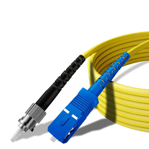 Chenfeiyang Telecom grade fiber optic jumper SC/FC/ST/LC single-mode single-mode double-core low-smoke halogen-free fiber optic jumper SC-ST (single-mode single-core) 3 meters