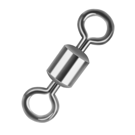 Guiqu 8-character ring, eight-character swivel fishing small accessories connector, strong pulling fishing gear, fast fishing supplies, Luya 8#50 pieces, high-speed rotating eight-character ring boxed