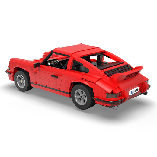 KADAI (CADA) Control remoto Bloque de construcción Conjunto de adultos Difícil Modelo de carreras Conjunto Modelo de carreras juguete RETRO Sports Car RS Electric Pure Building Block Car 1429 Partículas