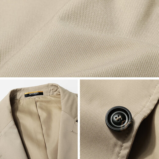 Septwolves [Wolf Life] Suit Men's Spring Jacket Youth Business Casual Jacket Top Long Sleeve Men's Single Suit