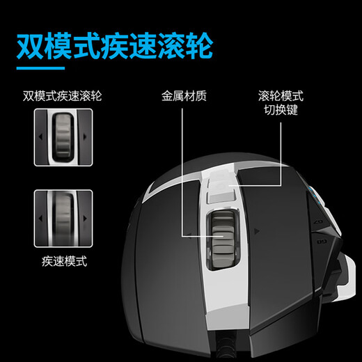 罗技（Logitech）K845机械键盘 G502 SE HERO熊猫版游戏鼠标 有线鼠标 键鼠套装 K845青轴+G502SE