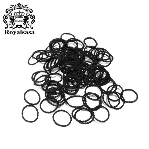 Royal sasa Royal Sasa high elasticity simple hair rope 100 hair ties women's hair basic rubber band children's hair rope