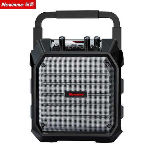 Newman k98 wireless Bluetooth speaker outdoor large volume square dance audio small home radio portable portable with microphone stall speaker double wheat version