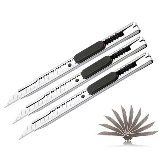 Disassemble the express knife, fishing tool knife, metal paper cutter, engraving knife, thickened blade, small engraving knife, wallpaper knife, tool knife, 3 tools