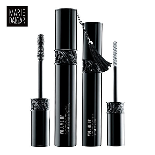 MARIEDALGAR mascara for women, cosmetics for big eyes, long and thick, not easy to smudge, gift tassel secret mascara #black thick