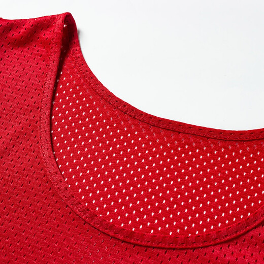 
KELME/Karme football uniforms against training vest group buying fitness team uniforms team uniforms knitted sleeveless T-shirt red and white (XL) code