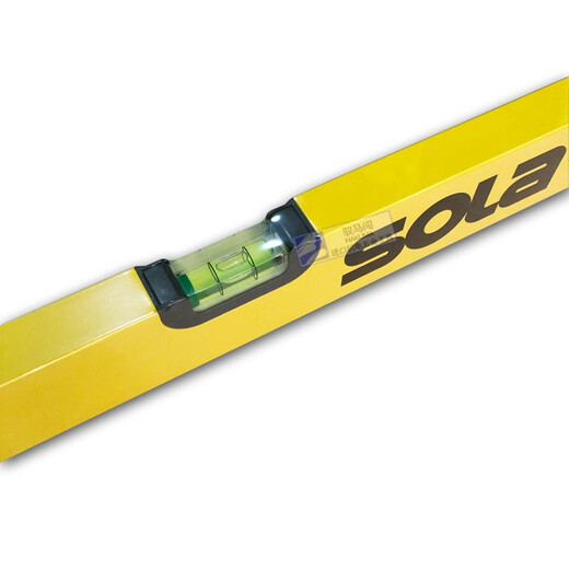 SOLa imported high-end spirit level accurate measurement tool 3 bubble water drop anti-fall hardened aluminum alloy shell level SMY3 bubble 90cm (36)