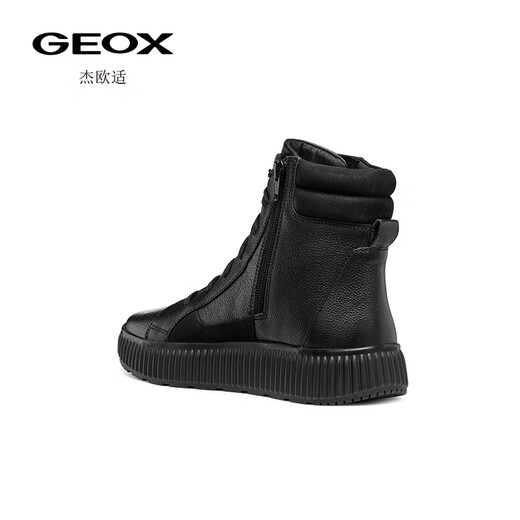 Chaussures féminines Geox 2025 Automne confortable Couleur solide décontractée Daily Martin Boots D46xfc noir C9999 37