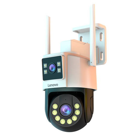 Lenovo Cámara Dual 10 millones Cámara Vigilancia al aire libre Network Wifi Teléfono móvil Monitor remoto de alta definición Inicio 360 grados Sin puntos ciegos con rotación de voz panorámica de visión nocturna al aire libre