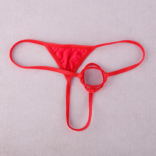 [Vertrauliche Lieferung] Sexy Unterwäsche Herren-Tanga-Männerunterwäsche sexy SM volle transparente T-Pants Leidenschaft Free Nightclub Open-Size Homosexuelle schwule Männer masturbieren alternative schwarze schwarze eingröße T-Pant