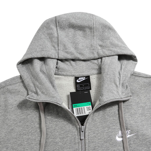 耐克（NIKE）外套男士 2025春秋季新款运动服防风衣休闲上衣舒适宽松连帽夹克 热推/经典时尚灰/晒图退5 M (170/88A)