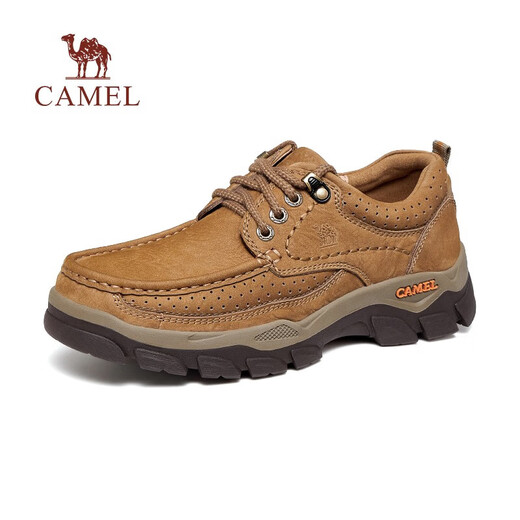 Camel (CAMEL) men's shoes autumn and winter breathable cowhide casual work shoes commuting high-end soft sole business leather shoes for men G13A307163 camel 40
