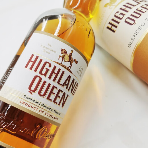 高地女王（Highland Queen）苏格兰三年调和威士忌 英国进口洋酒 调配威士忌700ml 单支装