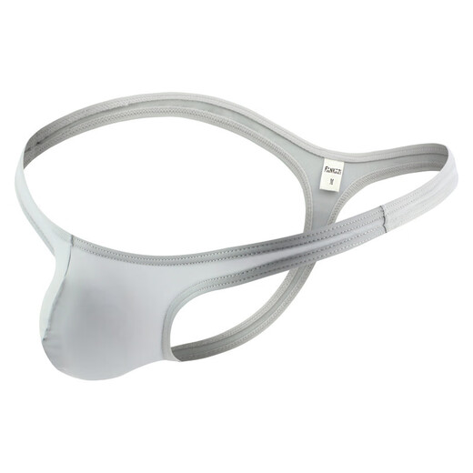 Long Night Simple Men's Sexy Underwear T-string Nylon Youth Comfortable Sexy T-Pants Personalized Breathable Low-Waist Underwear Men Black XL