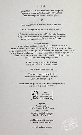 神探斯特莱克1 布谷鸟的呼唤 英文原版 The Cuckoo s Calling Cormoran Strike Robert Galbraith JK 罗琳 Rowling